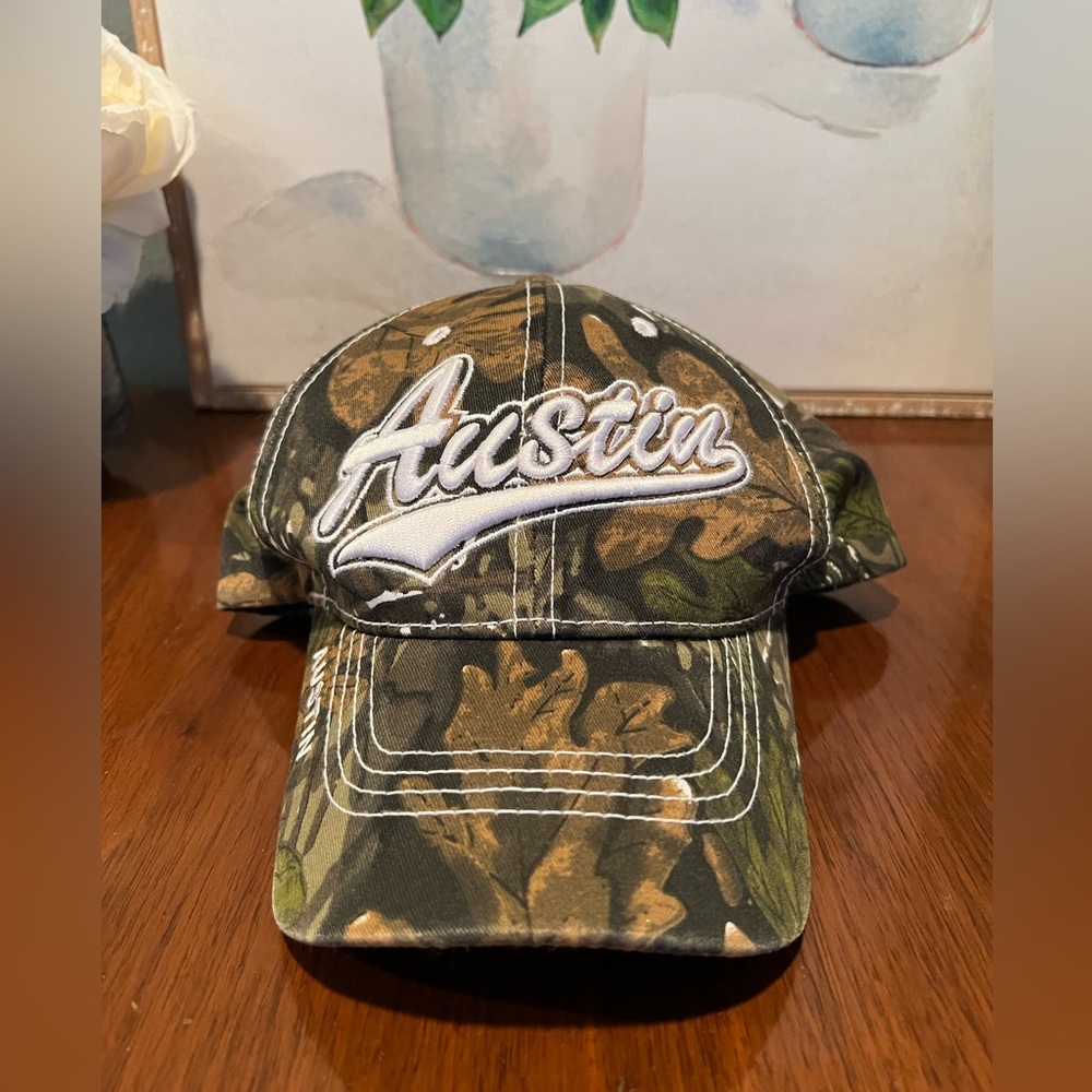Austin Texas Camo Ball Cap